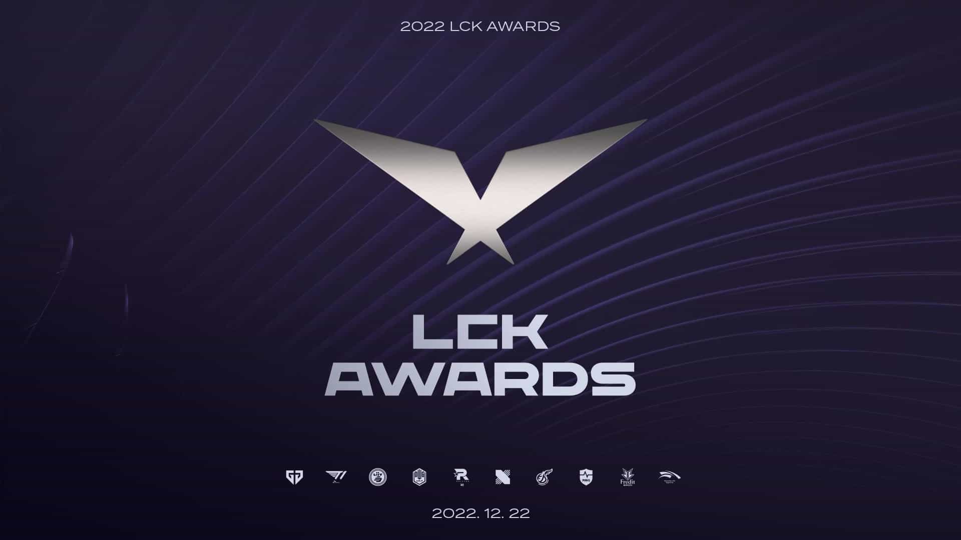 LCK Awards set for December 22: 100 fans to be invited