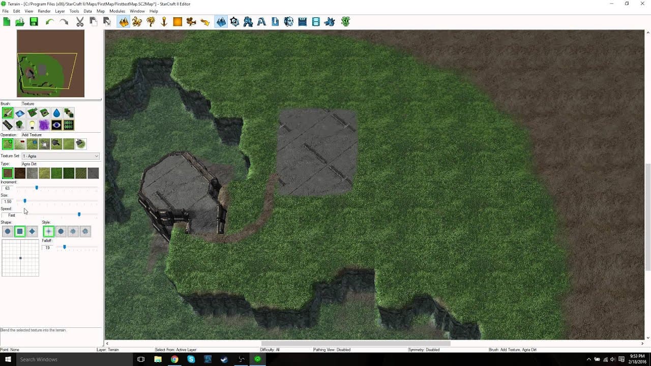 Starcraft II map editor: the responsible tool for making it all possible (credits: Deltron Live)