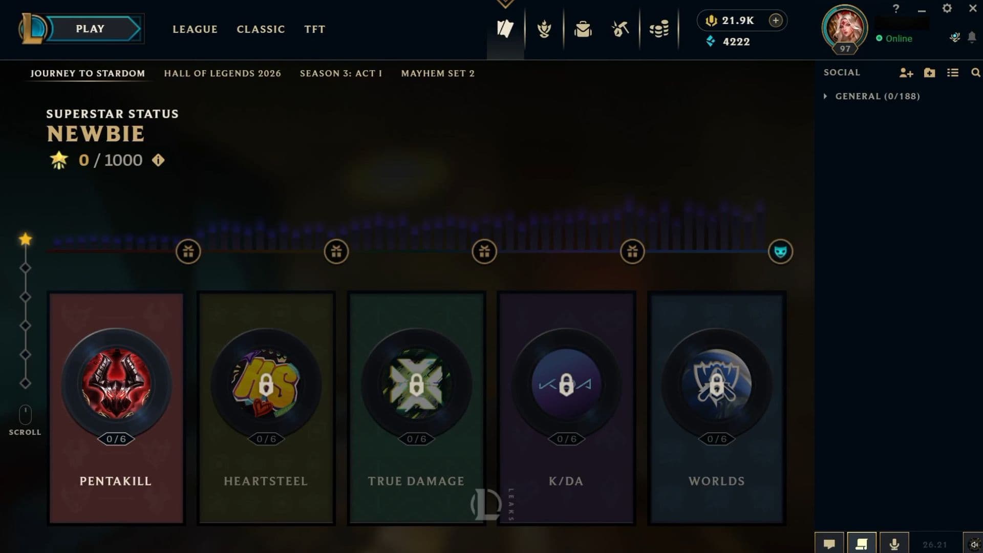 ARAM Mayhem: Journey to Stardom Track (Photo by Riot Games)