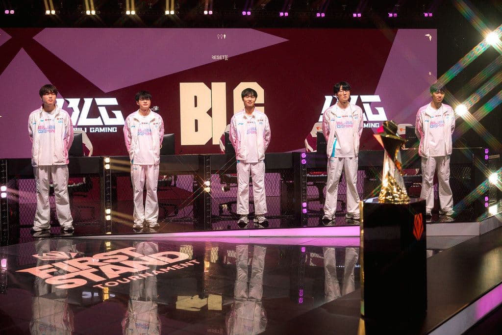 BLG rose to the top of the LoL Esports scene at First Stand 2026. (Credit: Bruno Alvares/Riot Games)