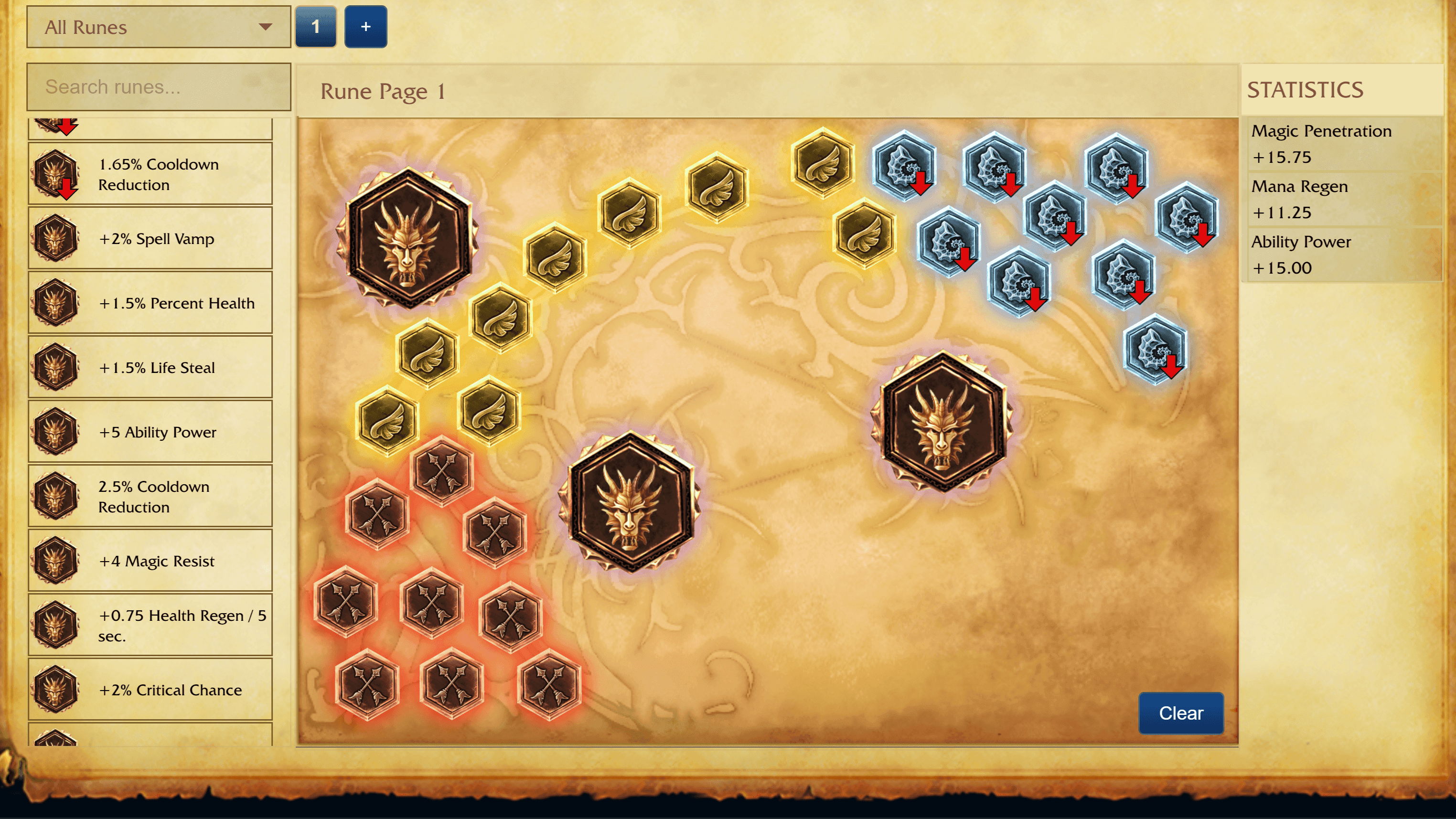 Rune Pages in League of Legends Classic