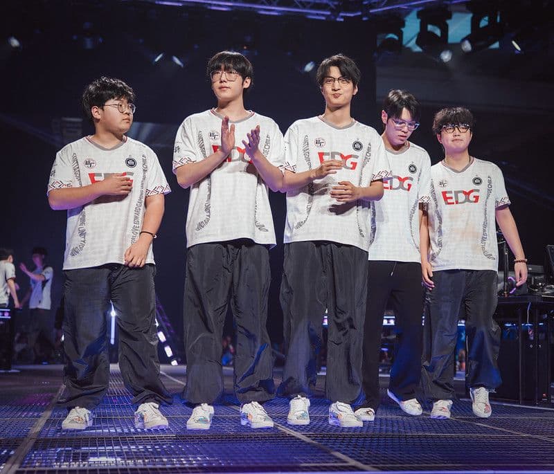 EDG have a long road to recovery as they attend the first Champions event in front of a home crowd. Credit: Colin Young-Wolff/Riot Games