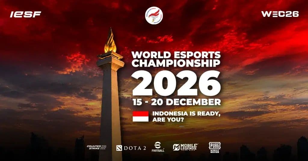 Indonesia to Host the IESF World Esports Championship 2026