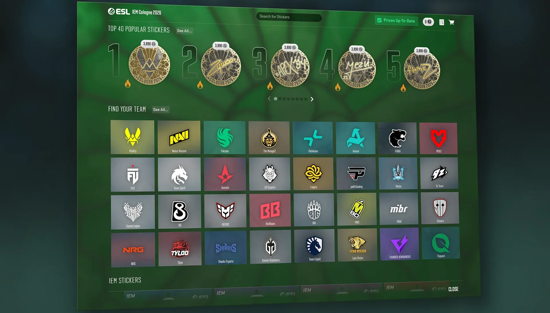 No Souvenir Packages or Sticker Capsules for 2026 IEM Cologne Major:  New CS2 Major Hub Overhaul Explained