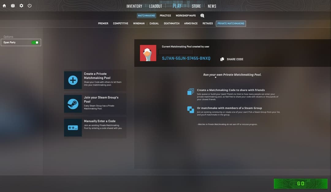 How to Make a Private Match in CS2