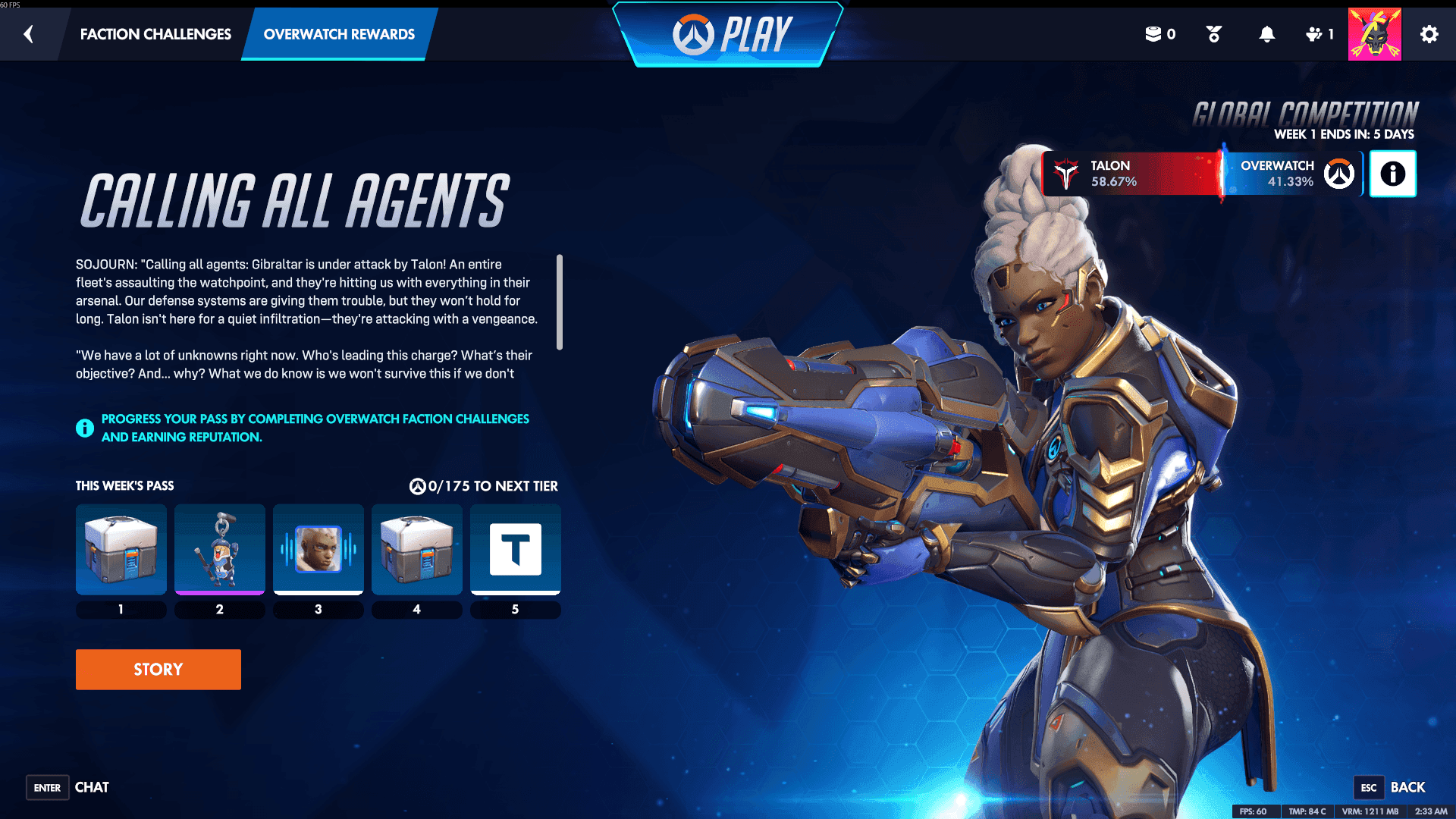 Recompensas da Overwatch no evento Conquista e passe do evento