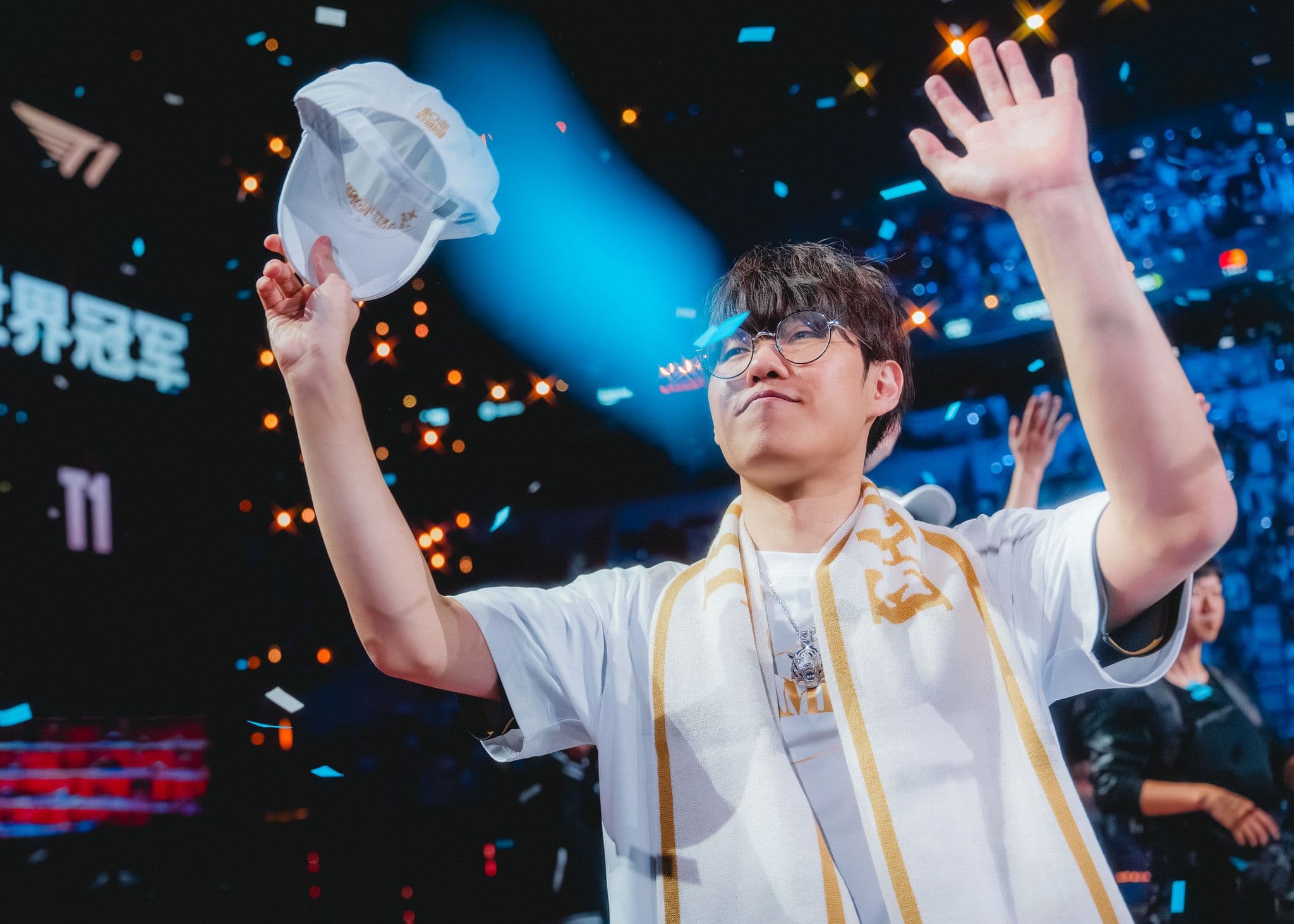 T1 Oner will look to secure his fourth consecutive Worlds title. (Credit: Colin Young-Wolff/Riot Games)