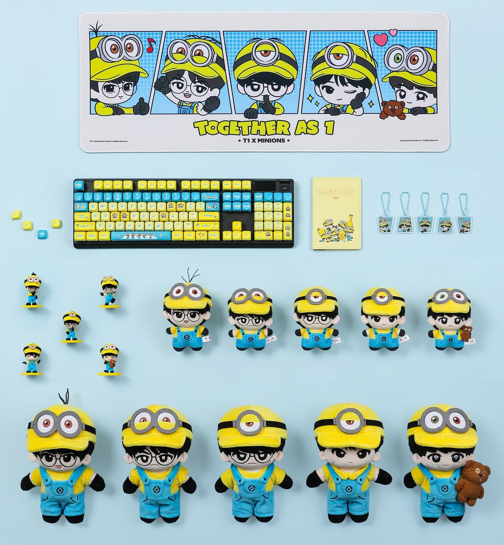 A sneak peek at the T1 x Minions collection. (Credit: T1)