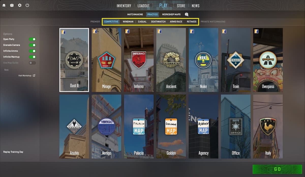 How to Make a Private Match in CS2