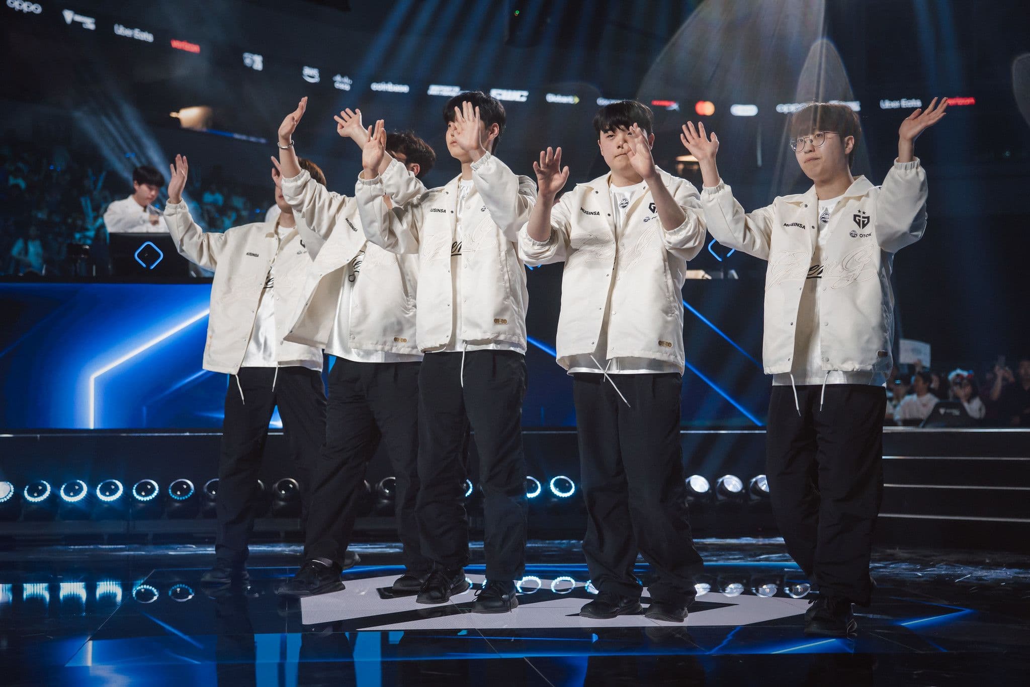 Imagem do time da Gen.G no Worlds 2026