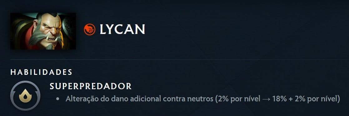 Lycan pode ser o novo rei da jungle após as mudanças da atualização 7.41.