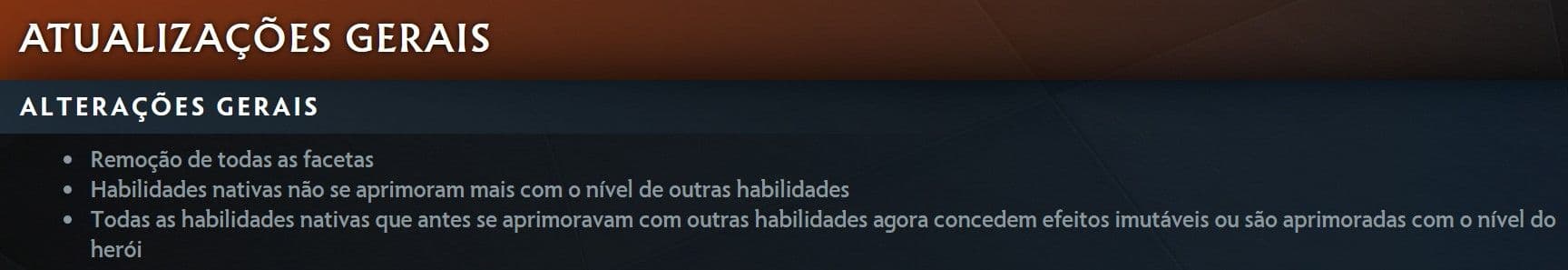 Dota 2 Atualização 7.41: Remoção das Facetas!