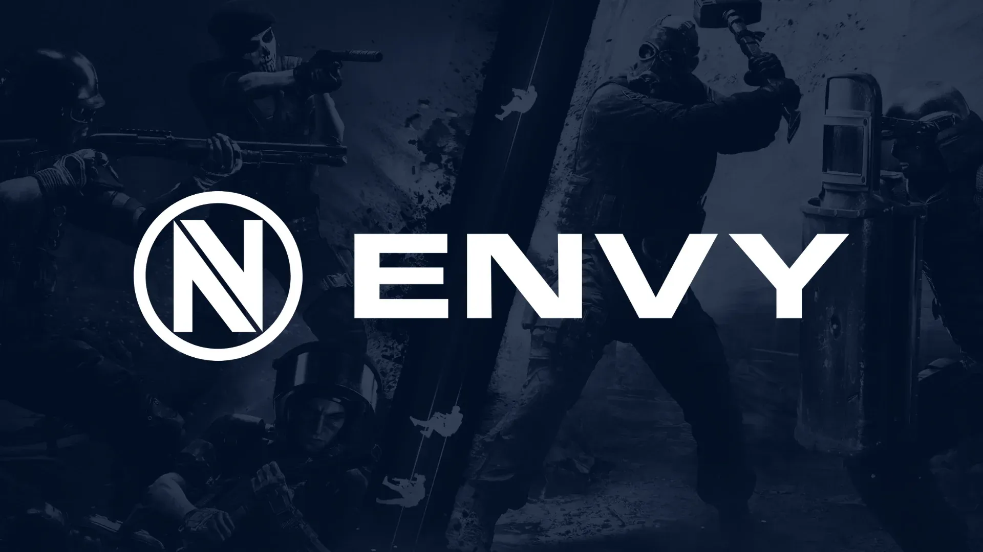 Team ENVY logo superimposed over Rainbow Six Siege X promotional banner