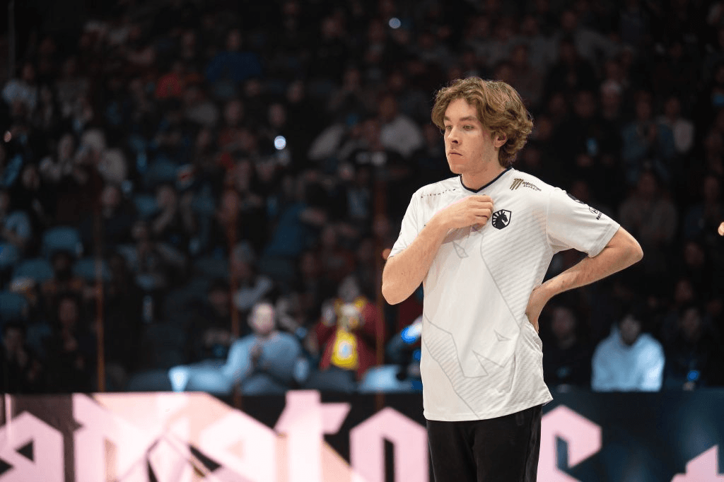 Zai após ser eliminado do The International 2023 pela Gaimin Gladiators. Créditos: Valve