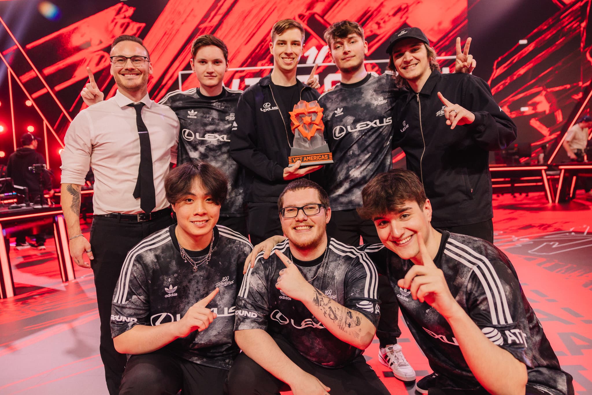 100 Thieves é a campeã do VCT Americas Split 1!