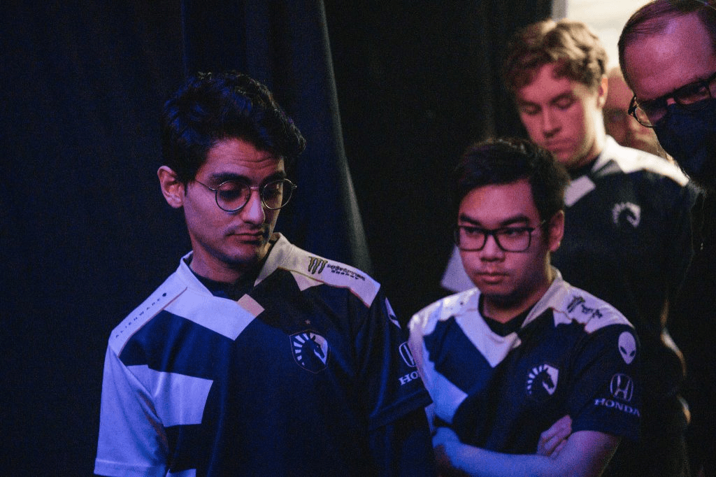 iNSaNiA no The International 2023 com a Team Liquid. Créditos: Valve
