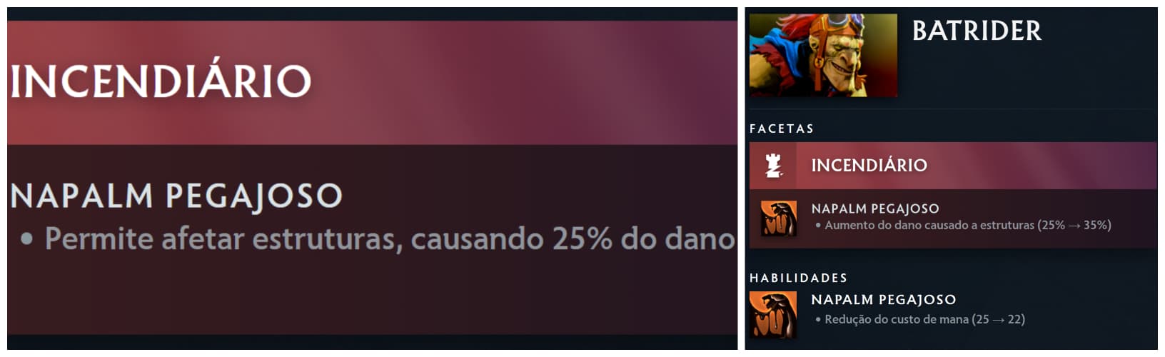 Batrider ganhou uma faceta interessante mas não parece ser eficiente.