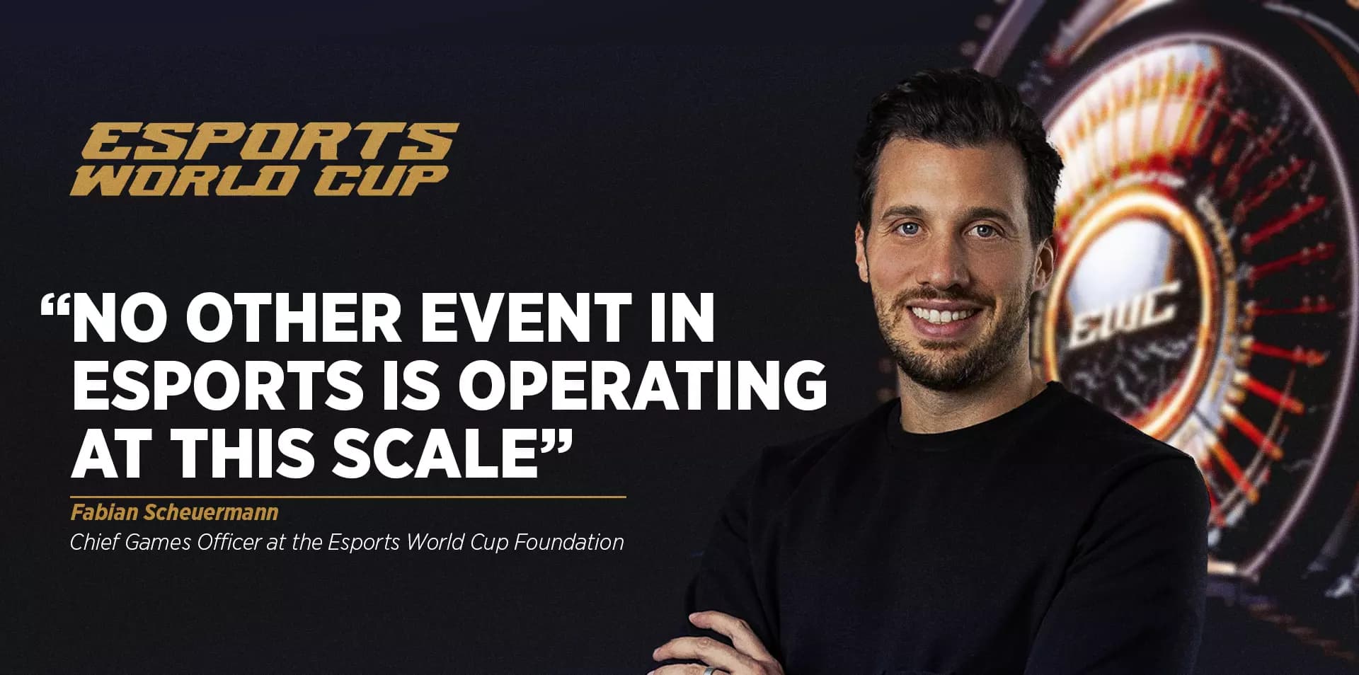 "Nenhum outro evento de Esports opera nesse nível que estamos": Entrevista exclusiva com Fabian Scheuermann, da Esports World Cup