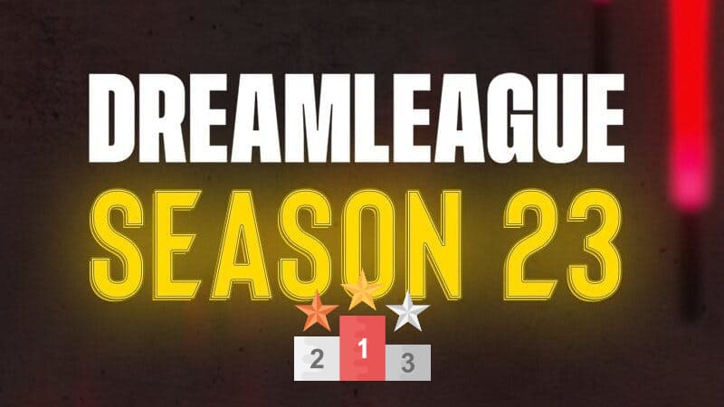 A DreamLeague 23 já tem uma lista de favoritos.