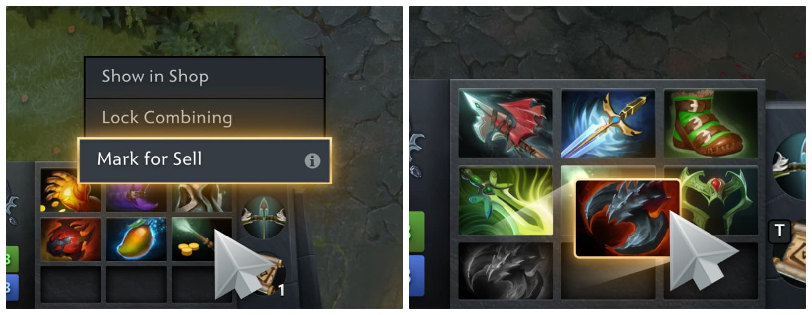 As mudanças de qualidade de vida da atualização 7.38 também chegaram no gerencialmento do inventário.