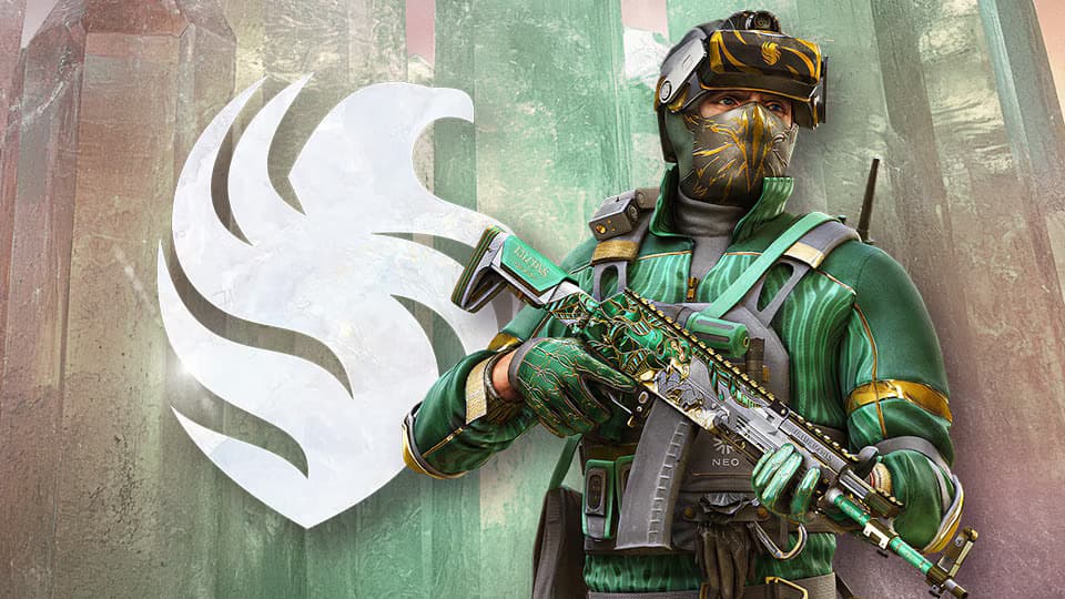 r6 share Team Falcons ACE skin