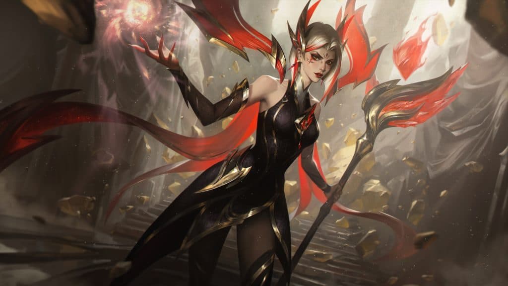 Immortalized LeBlanc skin (Image Source: Riot Games)