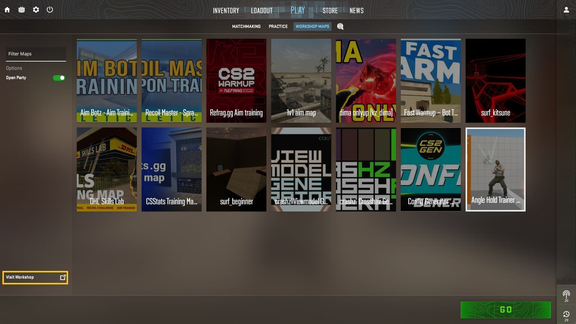 Counter-Strike 2 Community Workshop Maps (credits: Valve) 
