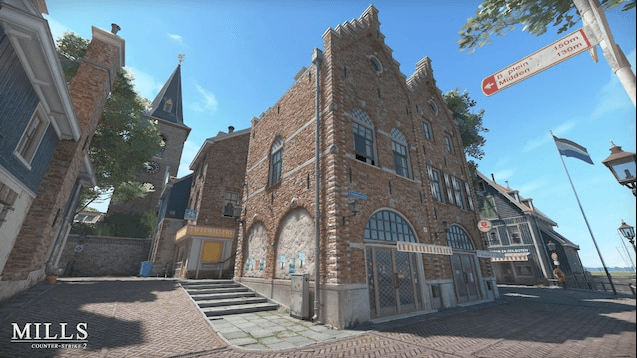 Valve's new Mills 5v5 competitive map 