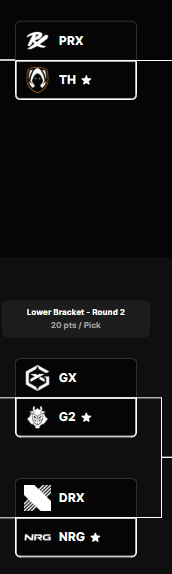 VALORANT Champions Paris Pick'Ems Playoffs