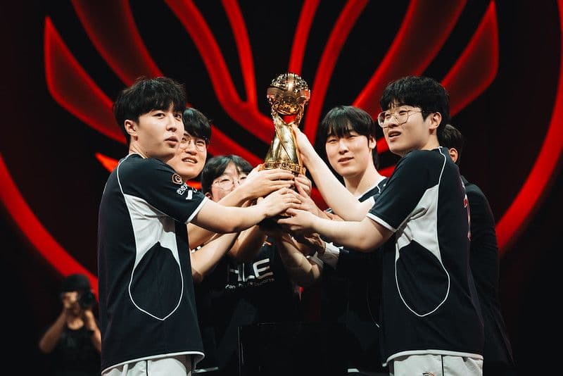 HLE secure their first-ever MSI title. Credit: Colin Young-Wolff/Riot Games