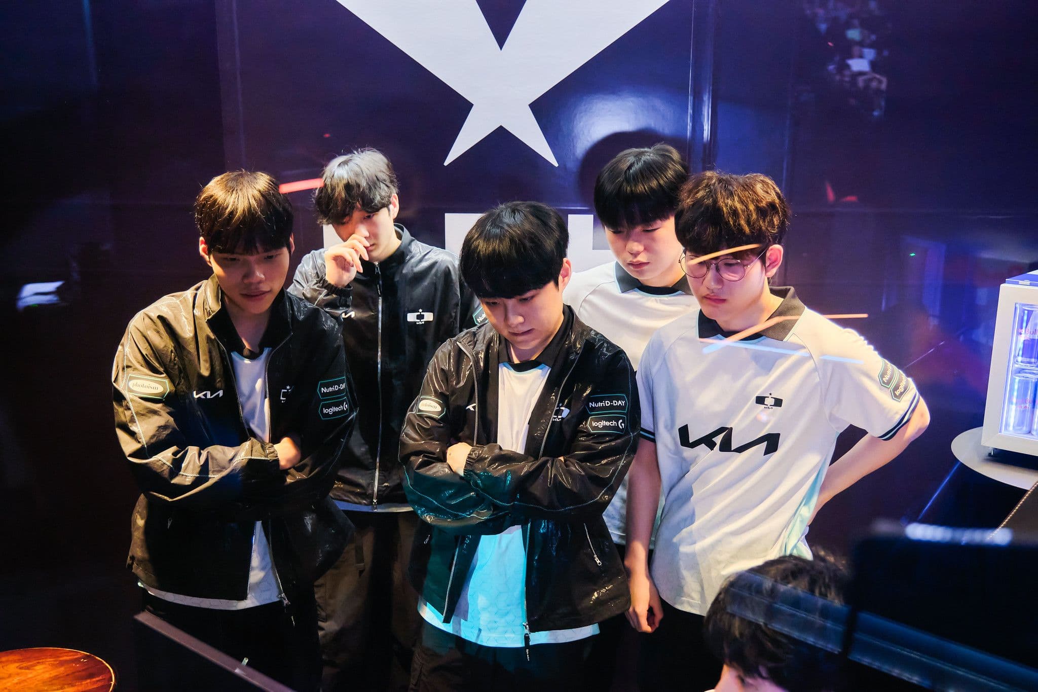 The Dplus KIA League of Legends roster during a match in the 2026 LCK Season. (Credit: LCK/Riot Games)