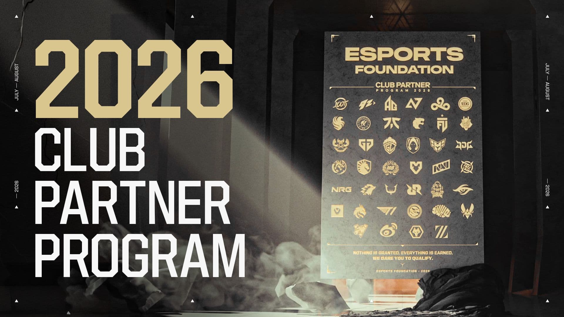 Esports Foundation Announces the 40 Clubs for 2026 Club Partner Program