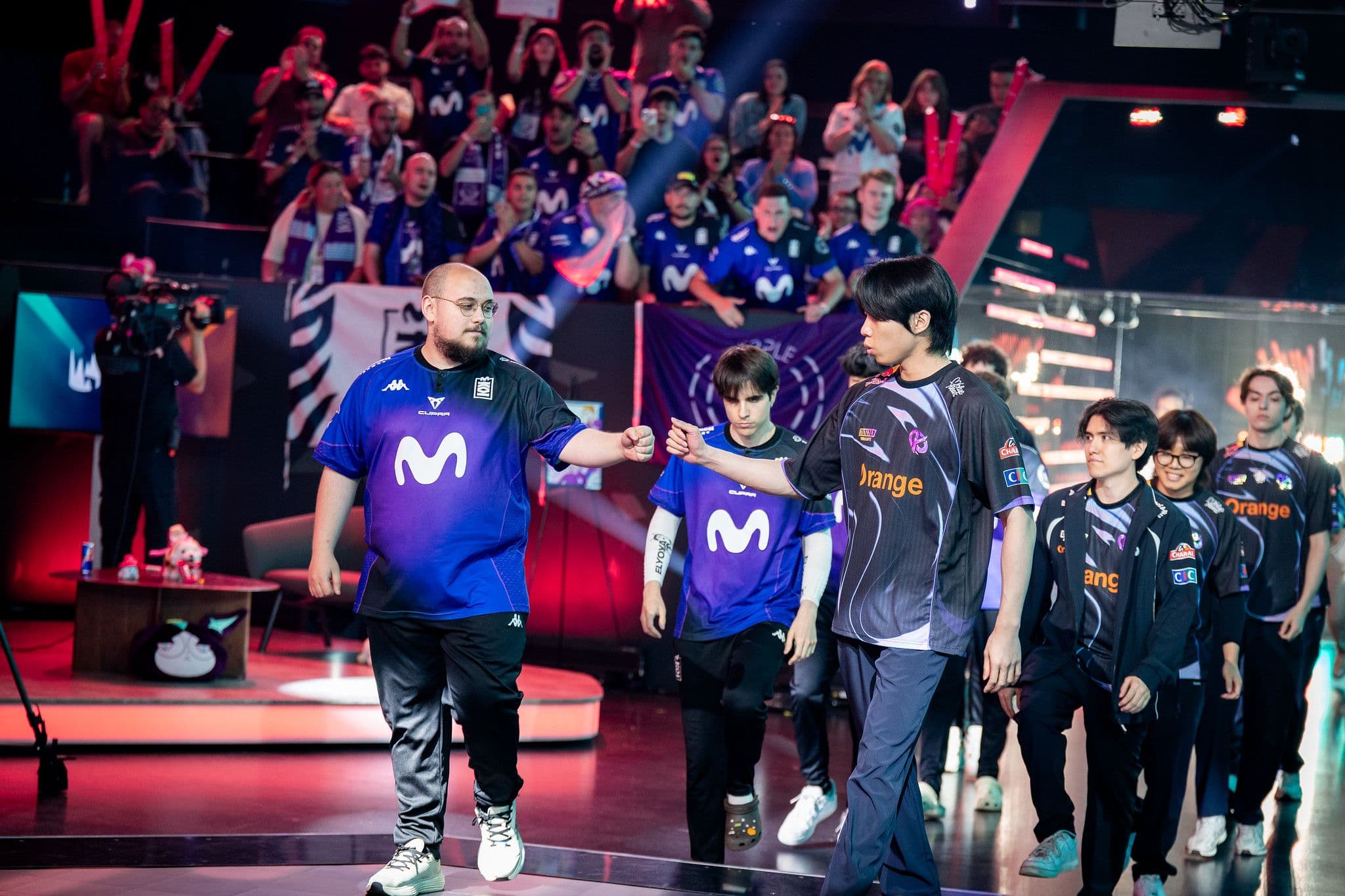Movistar KOI seem to have found their Kyrptonite in Karmine Corp. (Credit: Wojciech Wandzel/Riot Games)