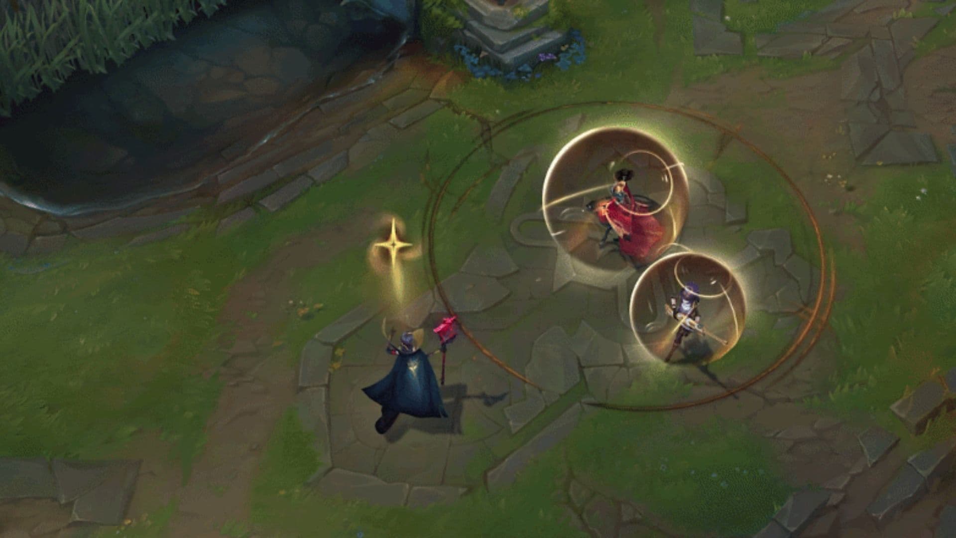 Mel's new W releases a projectile destroying nova that also shields and grants move speed to her team. It then retaliates against attacks for a small amount of damage (Photo by Riot Games)