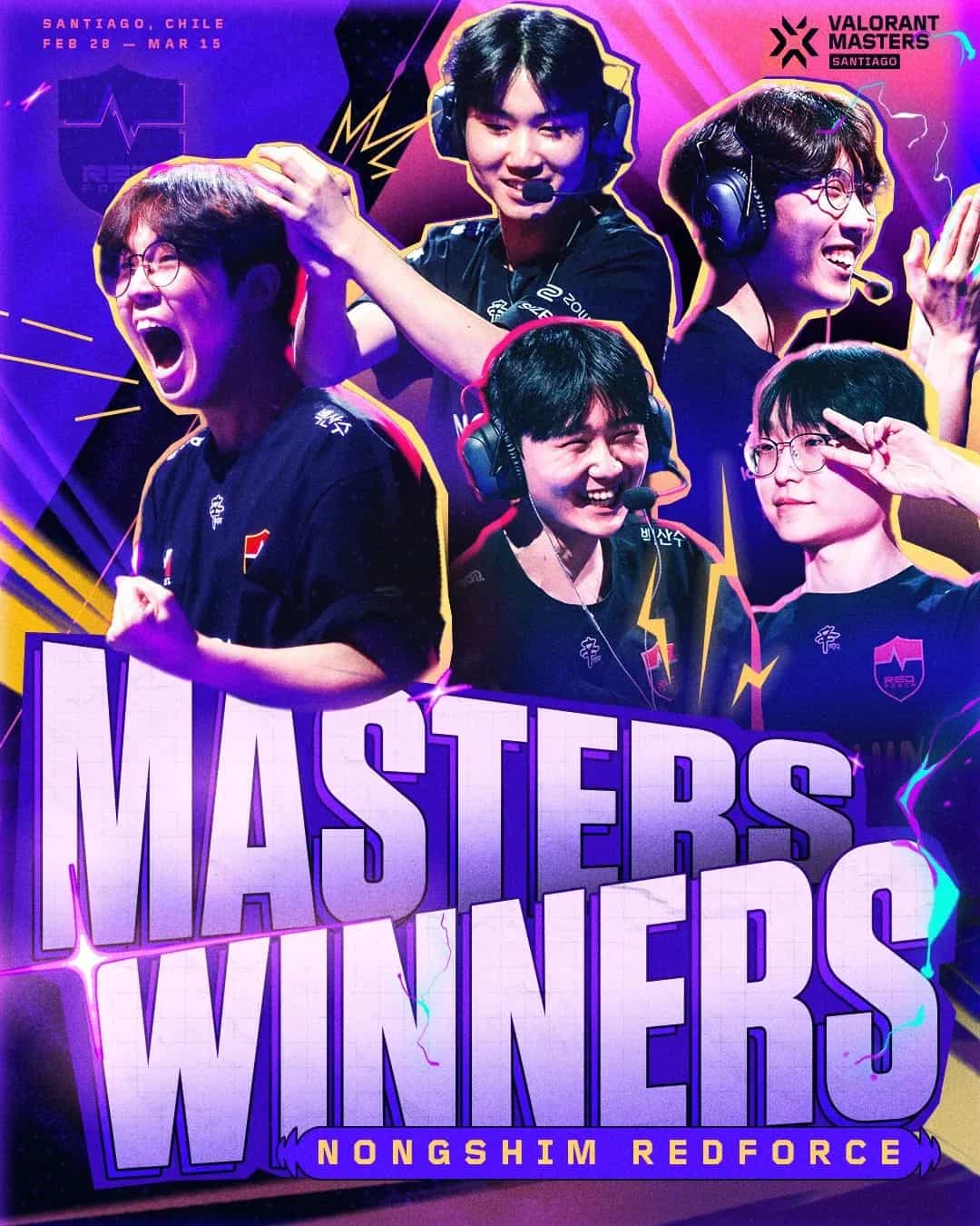 Nongshim Redforce PASSA O CARRO na Paper Rex e leva O VCT Masters Santiago