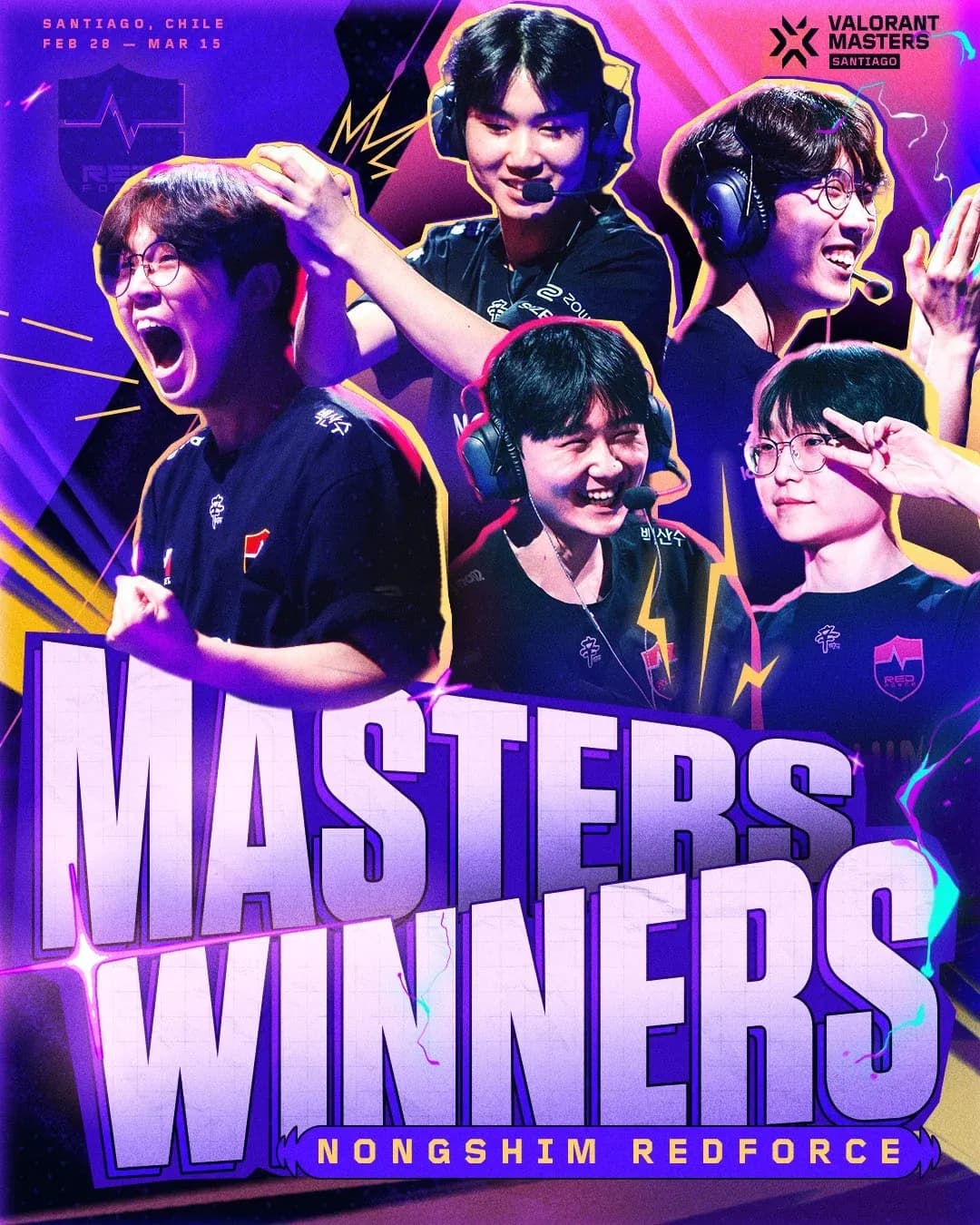 Nongshim Redforce PASSA O CARRO na Paper Rex e leva O VCT Masters Santiago