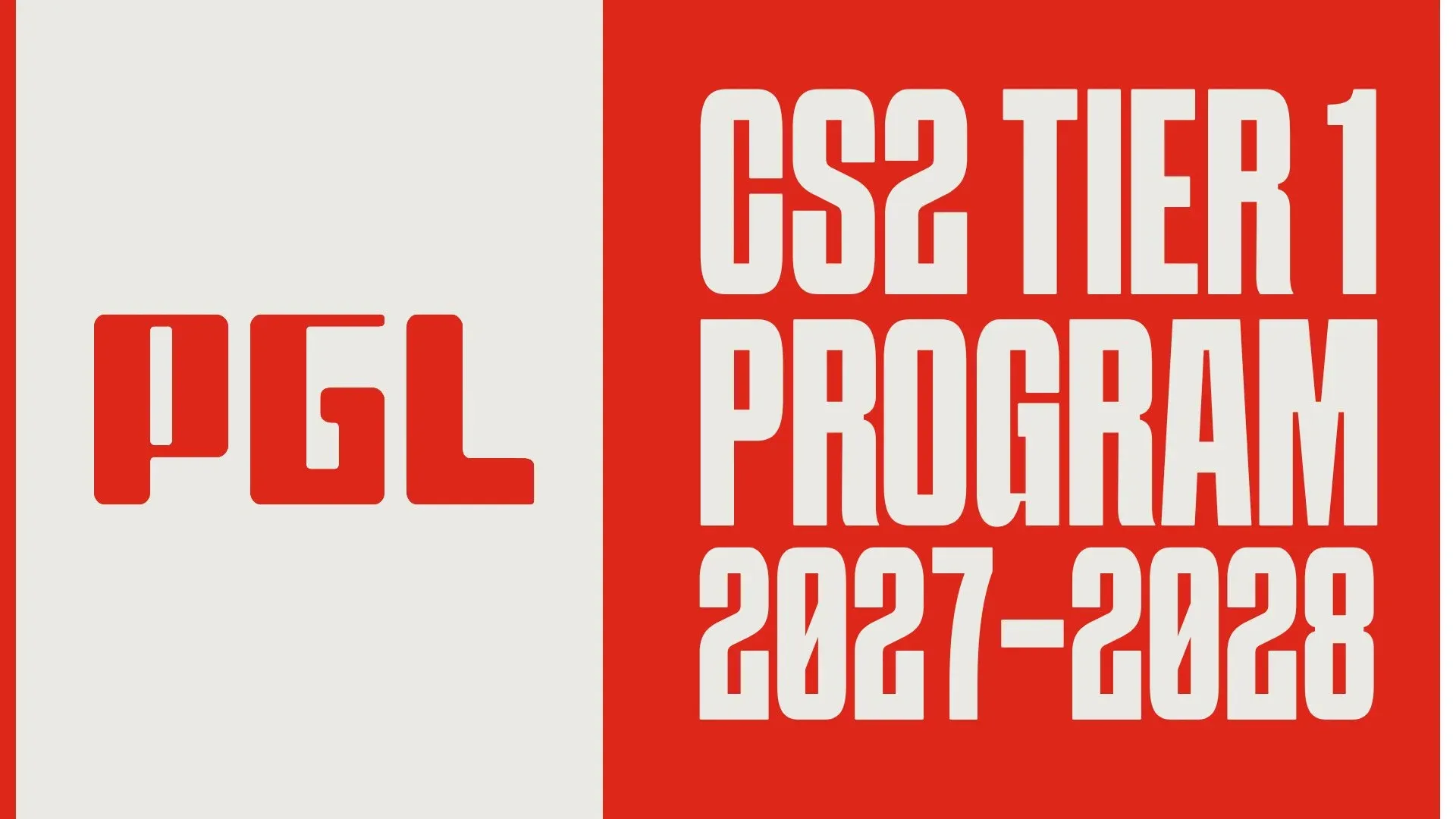 PGL anuncia calendário 2027/28 do CS2 e 22 milhões de dólares em investimento