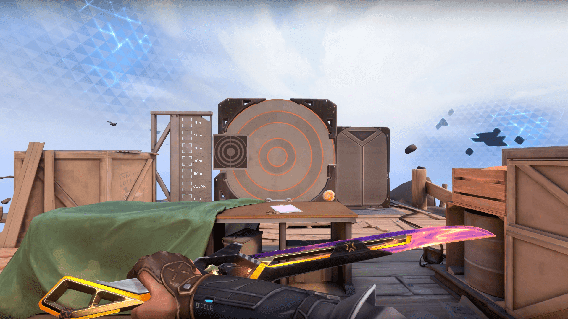 Fine tune your mechanical control in the Target Practice section. Credit: Riot Games