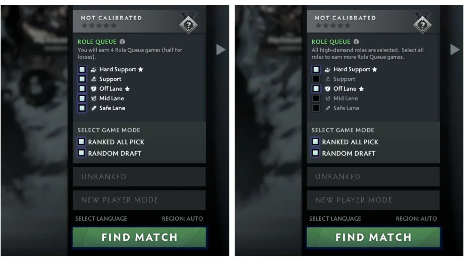 Valve changed high-demand roles in Ranked Role Queue.
