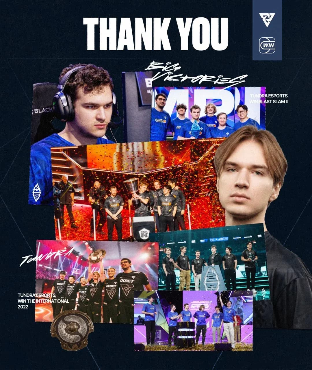 1win Compra Elenco de Dota 2 da Tundra Esports