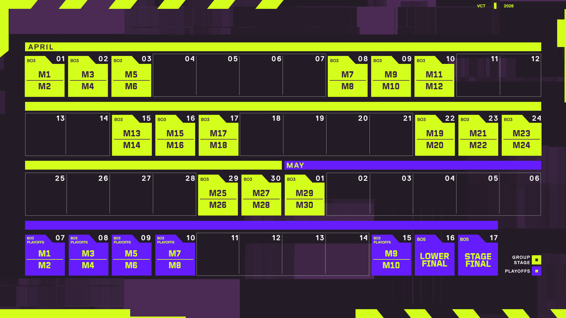 VCT EMEA 2026 Stage 1 Dates and Schedule