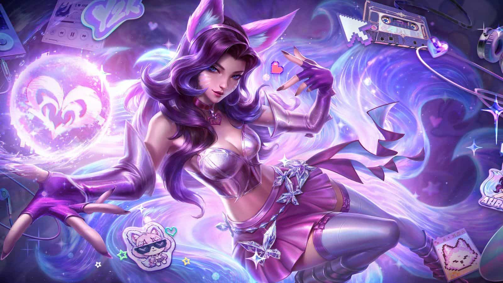 Ahri K/DA Prismatic no Wild Rift Terá Três Formas Diferentes