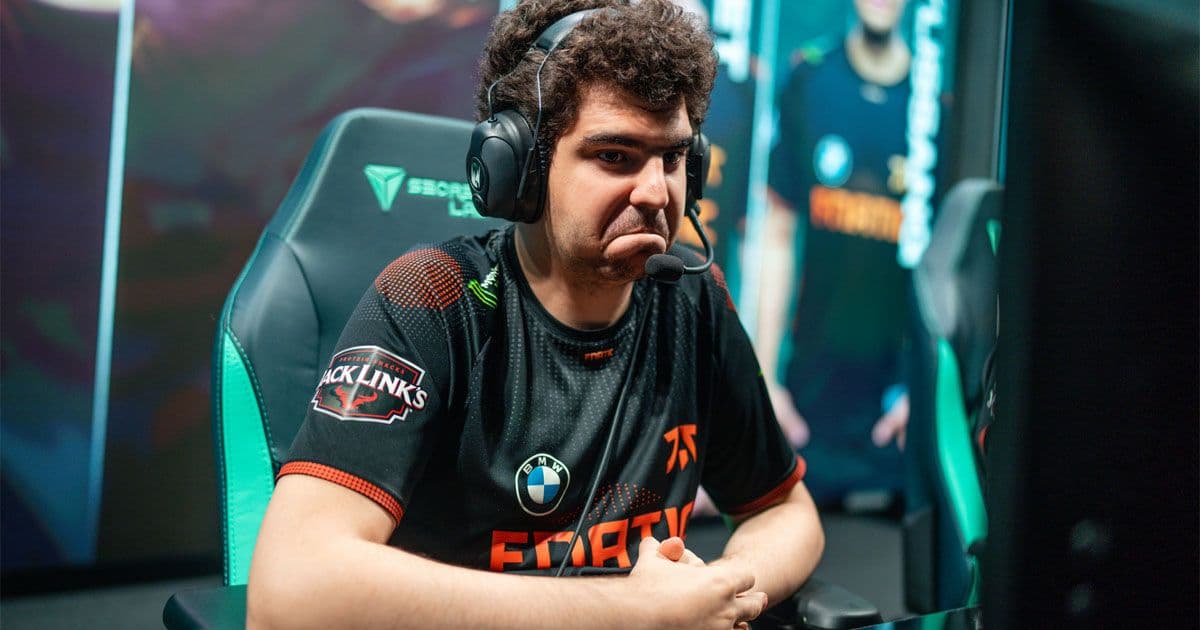Imagem de Bwipo com o uniforme da Fnatic na LEC