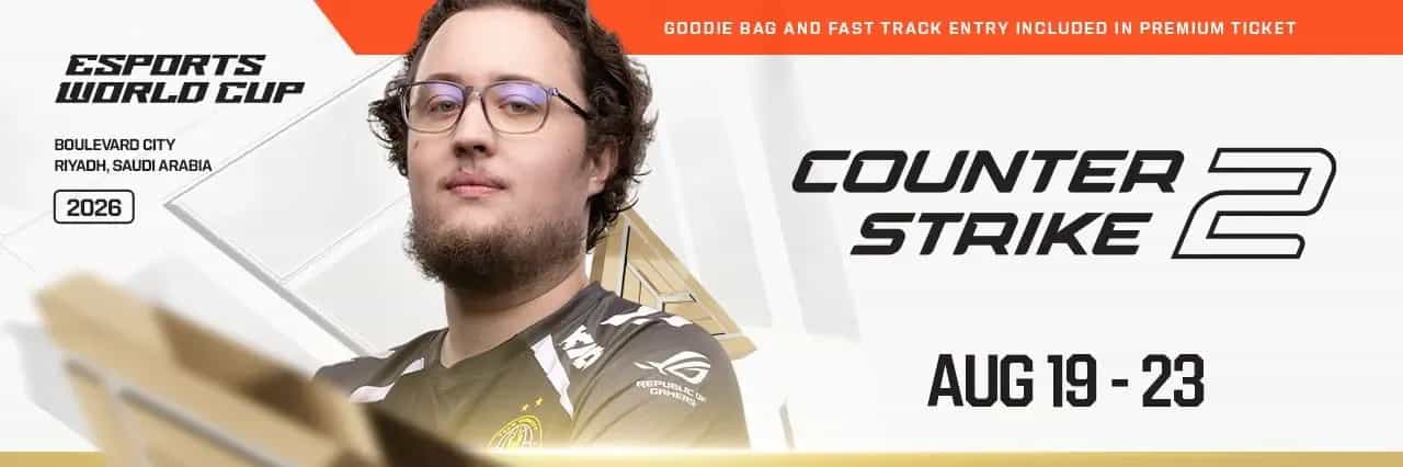 CS2 at Esports World Cup 2026: Format, Prize Pool, and More