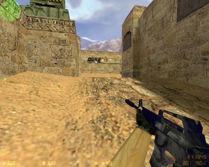 The M4A1-S featured as early as CS 1.6 and proved one of the most popular and enduring rifles to this day. Credit: Wolf Mod // Kendall // CS 1.6