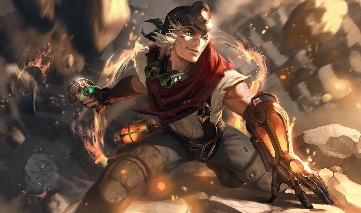 Ezreal's journeys were often filled with peril, but that never stopped The Prodigal Explorer. Credit: Riot Games