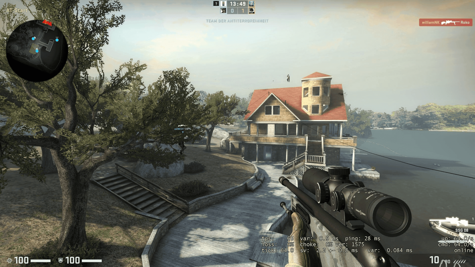 The 'Flying Scoutsman' is one of the most popular game modes in Counter-Strike. (Credit: Valve)