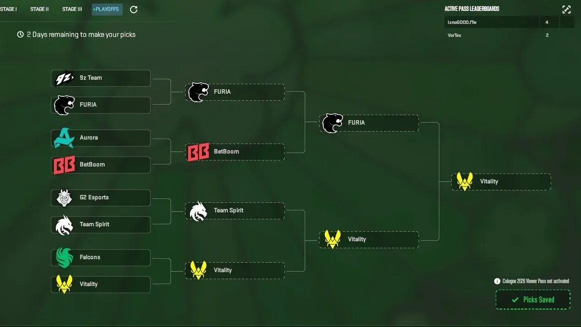IEM Cologne Major 2026 Strafe Pickems