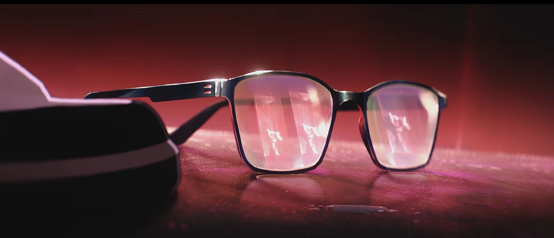Three World Championship trophies reflected in Faker’s glasses in the opening of the Know My Name music video.