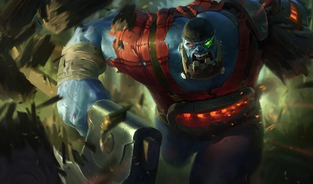 Sion shines both when setting up picks for teammates or for himself. Credit: Riot Games